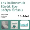 Tek kullanımlık Büyük Boy Masaj Sedyesi Örtüsü 10 adet