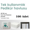 KASPAK TEK KULLANIMLIK PEDİKÜR/MENİKÜR HAVLUSU 100 ADET