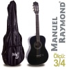 Klasik Gitar Junior Manuel Raymond MRC87BK (KILIF HEDİYE)