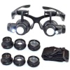Nikula-gözlük Modeli 10x 15x 20x 25x Lens,2led ışıklı,büyüteç
