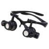 Nikula-gözlük Modeli 10x 15x 20x 25x Lens,2led ışıklı,büyüteç