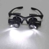 Nikula-gözlük Modeli 10x 15x 20x 25x Lens,2led ışıklı,büyüteç
