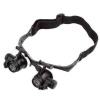 Nikula-gözlük Modeli 10x 15x 20x 25x Lens,2led ışıklı,büyüteç