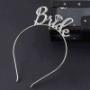 Gümüş Renk Bride Yazılı Metal Gelin Tacı Bride Taç