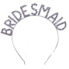 Kristal Taşlı Gümüş Renk Bridesmaid Nedime Tacı 16x17 cm
