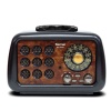 Kemai MD1901 USB/SD/MP3/Bluetooth Şarjlı Nostaljik Radyo SİYAH