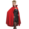 Kırmızı Renk Yakalı Halloween Pelerin 90 cm