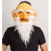 Uzun Ak Sakallı Gulyabani Halloween Maskesi Küçük Boy