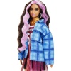 Barbie Extra - Ekose Ceketli Basketbol Formalı  Bebek, Corgi Cinsi Köpek No:13 - GRN27-HDJ46