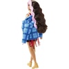 Barbie Extra - Ekose Ceketli Basketbol Formalı  Bebek, Corgi Cinsi Köpek No:13 - GRN27-HDJ46
