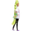 Barbie Extra - Neon Saçlı Bebek - Büyük Beden Tişörtlü No:11 - GRN27-HDJ44