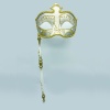 Venedik Masquerade Sopalı Maske Mavi Renk 17x35 cm