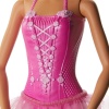 Barbie Balerin Bebekler Kumral Lila Elbiseli - GJL58-GJL59