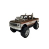 Sesli Işıklı Metal Çek Bırak Kamyonet - Chevy Pickup - FY638-12D-Kahverengi
