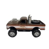 Sesli Işıklı Metal Çek Bırak Kamyonet - Chevy Pickup - FY638-12D-Kahverengi