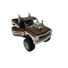 Sesli Işıklı Metal Çek Bırak Kamyonet - Chevy Pickup - FY638-12D-Kahverengi