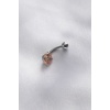 316L Cerrahi Çelik Zirkon Taşlı Toplu Göbek Piercing - BJ-PR1112