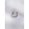 316L Cerrahi Çelik Rose Renk Minimal Toplu Halka Göbek Piercing - BJ-PR1115