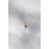316L Cerrahi Çelik Zirkon Gold Renk Dudak Piercing - BJ-PR1157