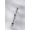 316L Cerrahi Çelik Zirkon Taşlı Köprü Piercing - BJ-PR1198