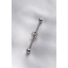 316L Cerrahi Çelik Gümüş Renk Lotus Köprü Piercing - BJ-PR1200