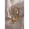 316L Çelik Gold Renk Kelebek Model Kadın Kelepçe - BJ-BB4904