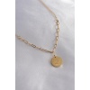 316L Çelik Gold Renk Ayıcık İşleme Kadın Kolye - BJ-BKO7153