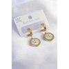 316L Çelik Gold Renk Kadın Küpe - BJ-BKP7221