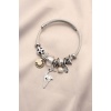 Geyik Model Taşlı Charm Bilezik - BJ-BB3736