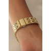 Gold Metal Kasa Taşlı Kadın Kol Saati - BJ-BS3442