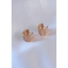 Xuping Rose Gold Renk Zirkon Taşlı Kadın Küpe - BJ-BKP7275