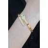 316L Çelik Gold Renk Yılan Model İşleme Detay Kadın Bileklik - BJ-BB5283
