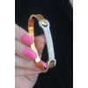 316L Çelik Gold Renk Zirkon Taşlı Kadın Kelepçe - BJ-BB5285