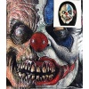 Yüze Yapışan Kafaya Tam Geçmeli Streç Joker Maske Bez Maske Model 1-2