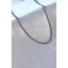 316L Çelik Gümüş Renk Zincir Model Erkek Kolye - BJ-ERK1337