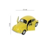 Welly Wolkswagen Beetle - 42343-Sarı