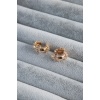Gold Renk Zirkon Taşlı Earcuff Pirinç Kadın Kıkırdak Küpe - BJ-BKP7781