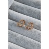 Gold Renk Zirkon Taşlı Kelebek Model Earcuff Pirinç Kadın Kıkırdak Kadın Küpe - BJ-BKP7799