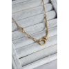 316L Çelik Gold Cartier Detay Kadın Kolye - BJ-BKO7671