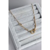 316L Çelik Gold Cartier Detay Kadın Kolye - BJ-BKO7671