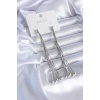 Gümüş Renk Sallantı Model Minimal Topçuk Detay Pirinç Kadın Yüzük - BJ-BKP7832