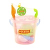 Polesie Maxi Yuvarlak Kova 9 Parça -POL-35790-PEMBE