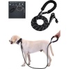 Reflektörlü Köpek Tasması Siyah 130 Cm.