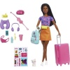Barbie Broklyn Seyahatte Bebeği ve Aksesuarları - HGX55
