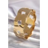 316L Çelik Gold Renk Kalın Zincir Model Kadın Kelepçe - BJ-BB5577