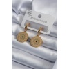 316L Çelik Gold Renk İşleme Detay Kadın Küpe - BJ-BKP7971