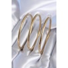 316L Çelik Gold Renk Ajda Model Kadın Bileklik - BJ-BB5609