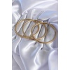316L Çelik Gold Renk Ajda Model Kadın Bileklik - BJ-BB5609