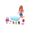 Barbie Bebek ve Aksesuarları 3 Yavru Köpekli Oyun Seti Mattel Lisanslı - GDJ37