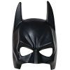 Siyah Renk Çocuk Boy Arkadan Lastikli Batman Maskesi Yarasa Adam